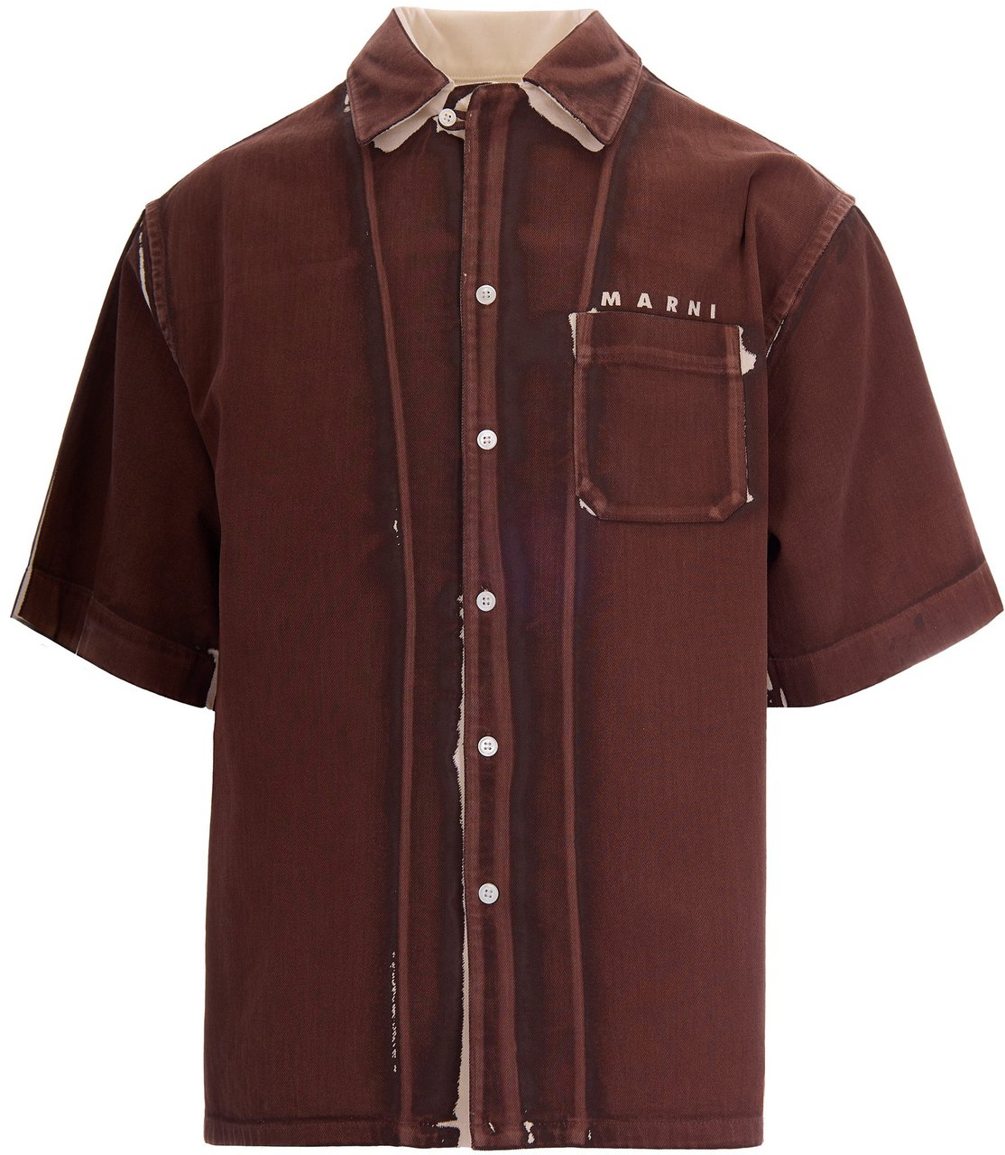 Marni Shirts Tobacco Bruin