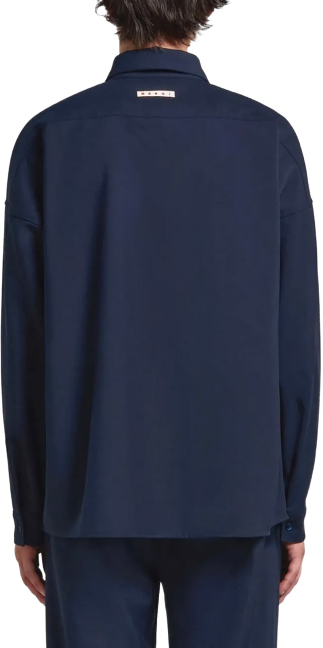 Marni L/s Shirt Blublack Zwart