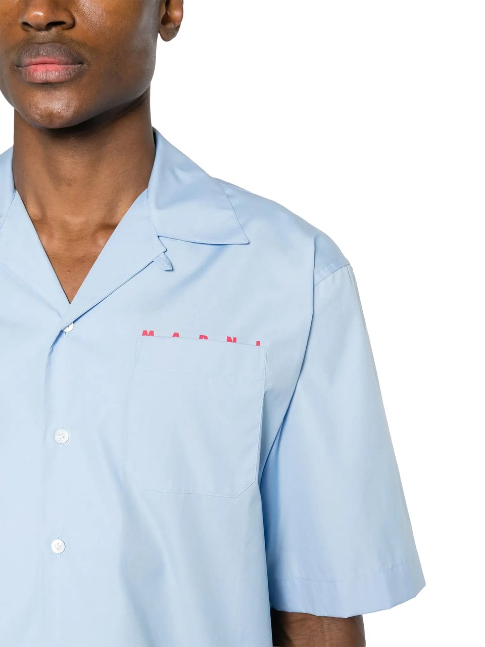 Marni S/s Shirt Blue Blauw