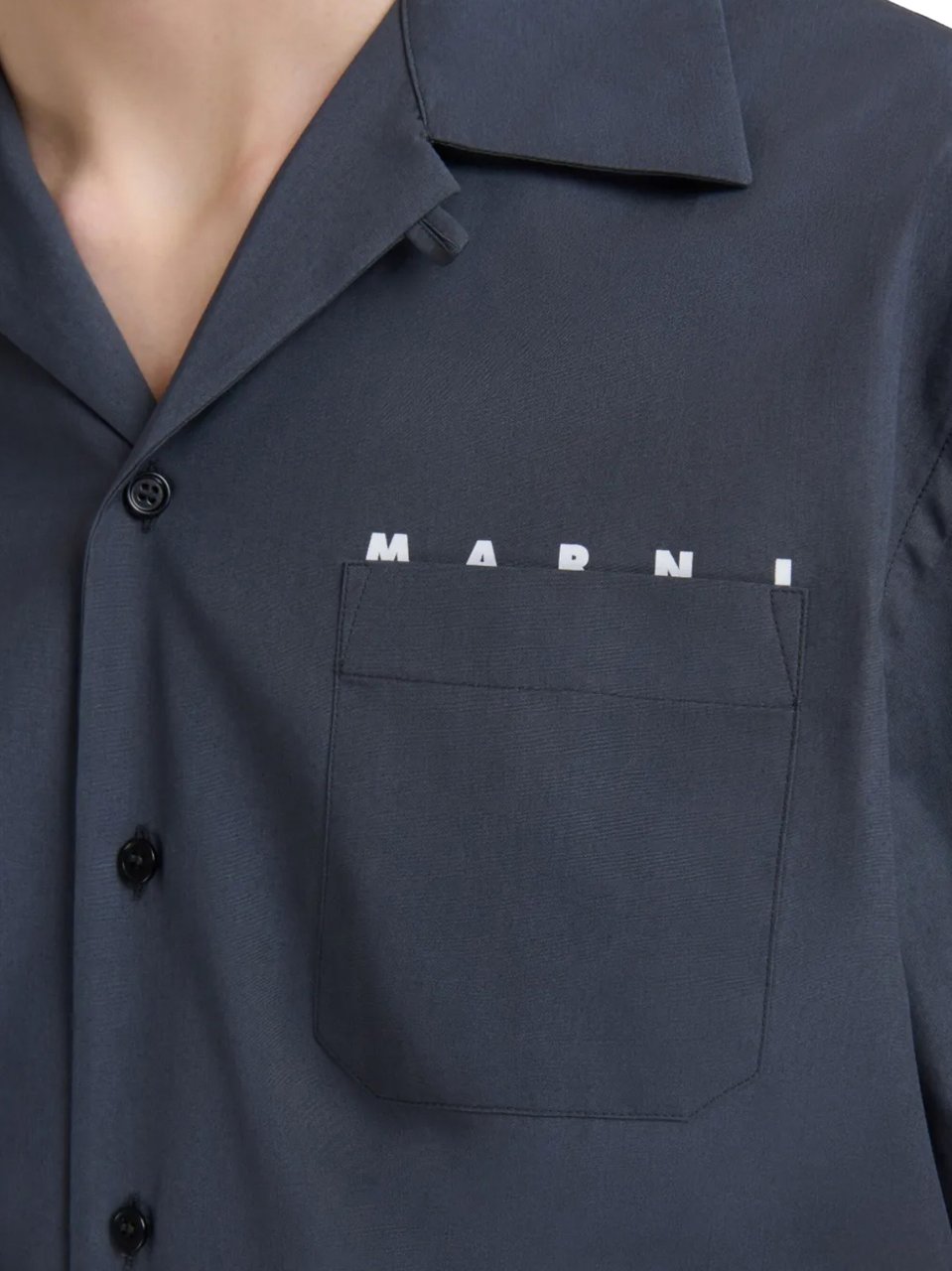 Marni Marni Shortsleeve Shirt Dark Ash Divers