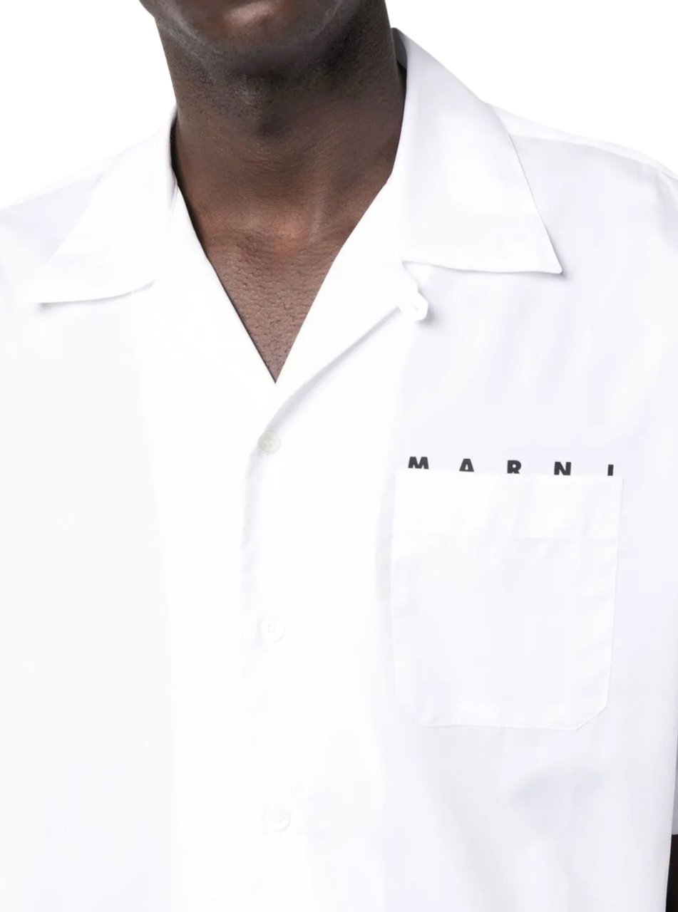 Marni Shortsleeve Shirt White Wit