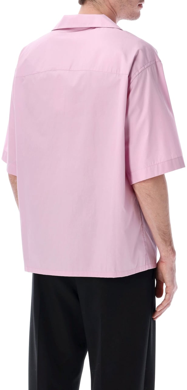 Marni Bowling Shirt Logo Rosa Roze