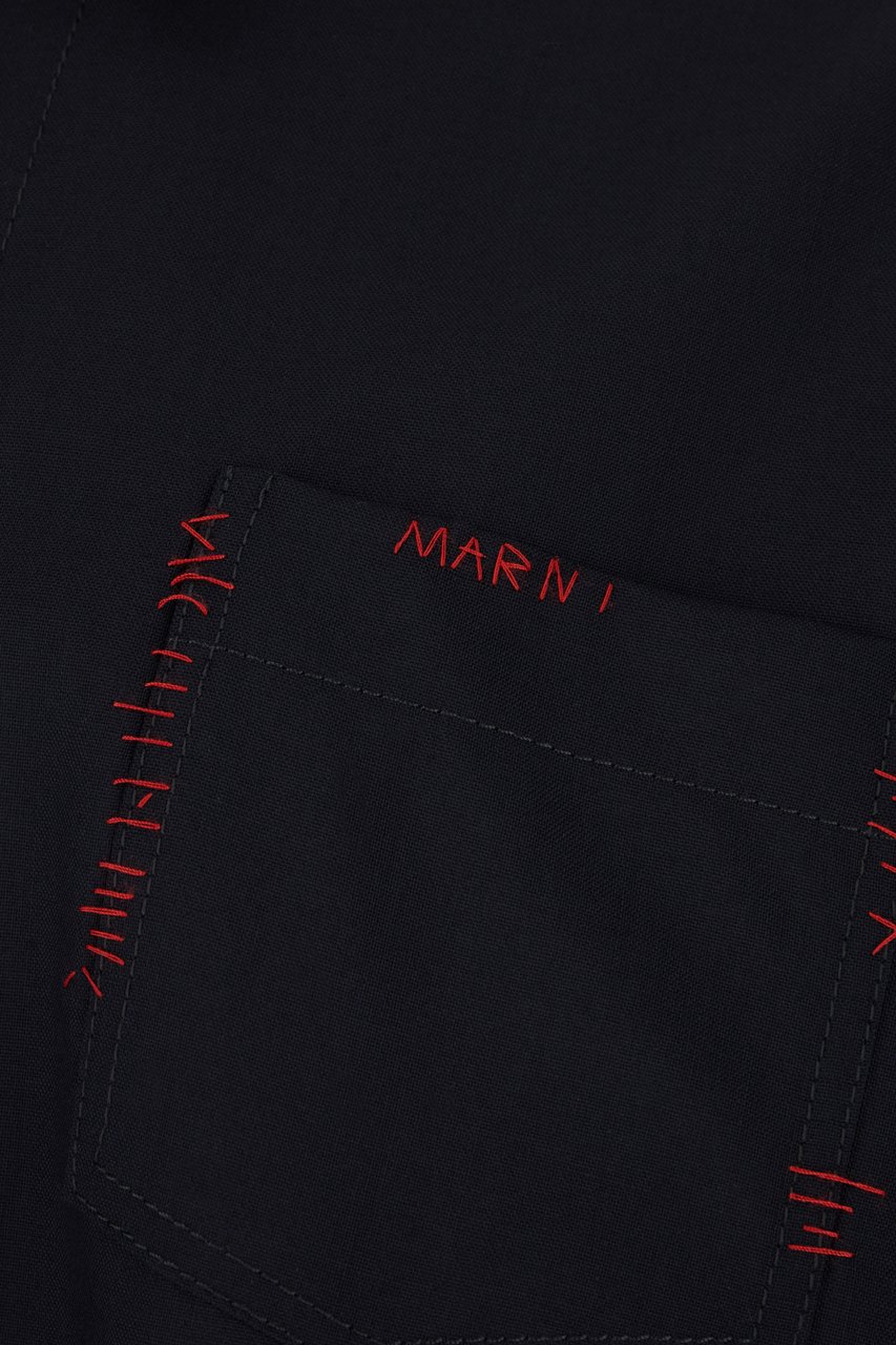 Marni Marni Two-tone wool shirt Divers