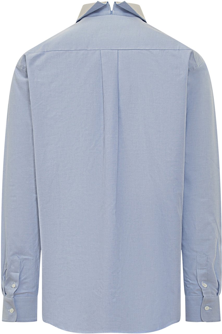 Marni Camicia con Dettagli a Contrasto Marni Blauw