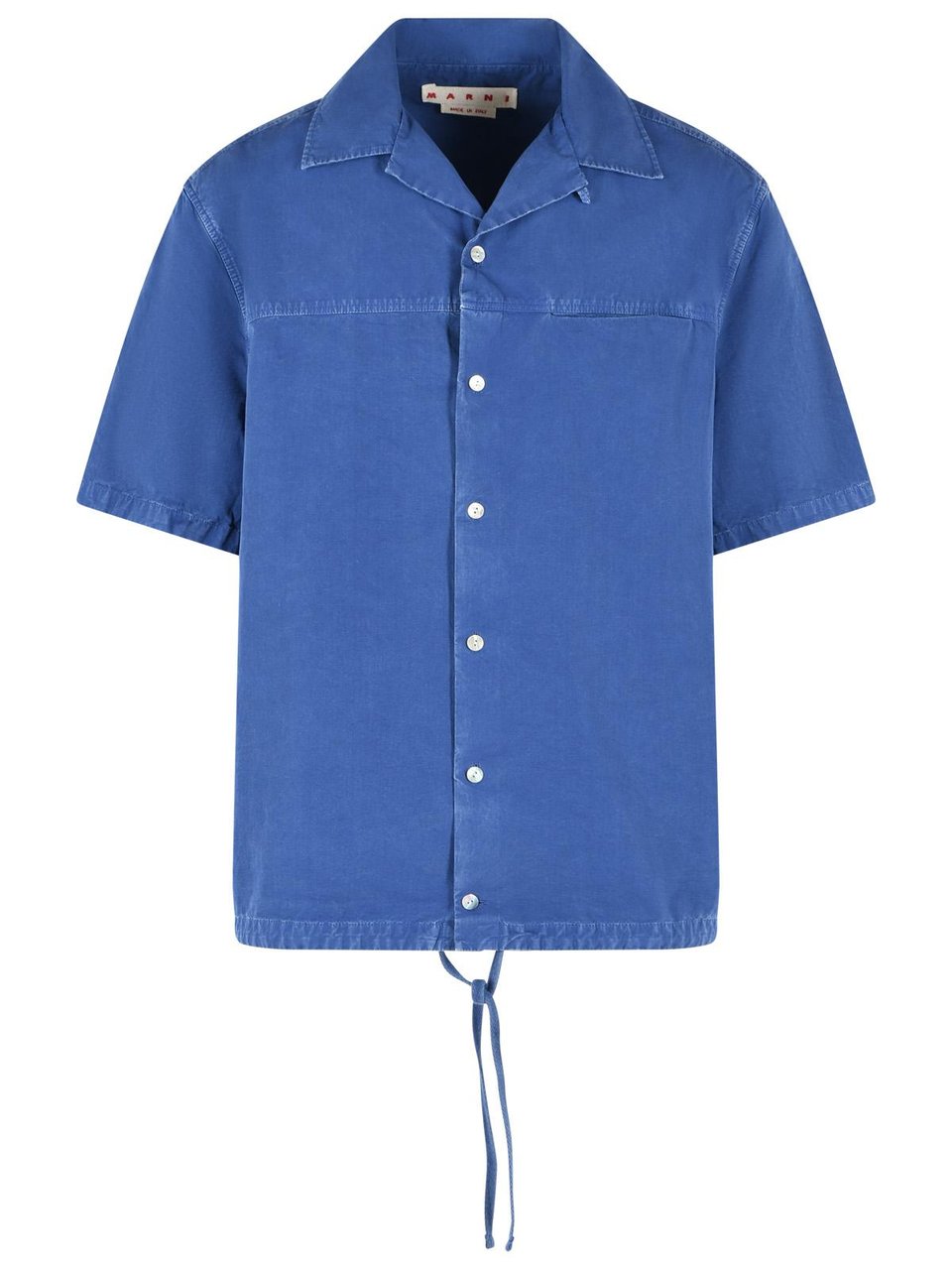 Marni Blue Cotton Shirt Blauw
