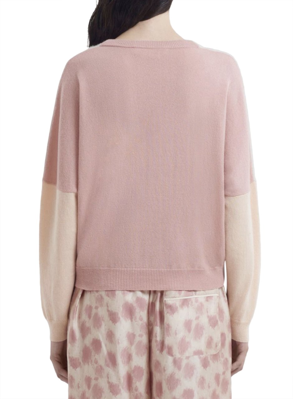 Marni V Neck Sweater Roze