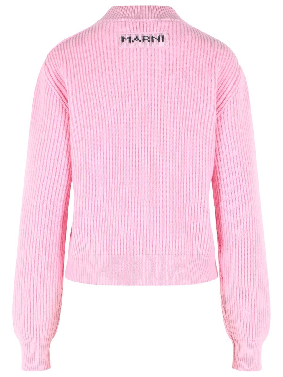 Marni Pink Virgin Wool And Cashmere Sweater Paars