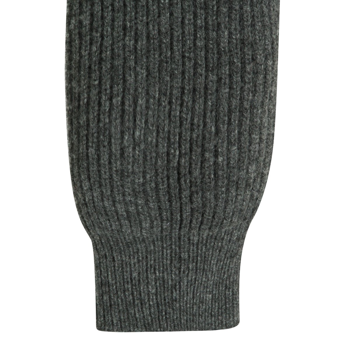 Marni Textured Wool Knit Sweater With V-Neckline And Ribbed Accents Grijs