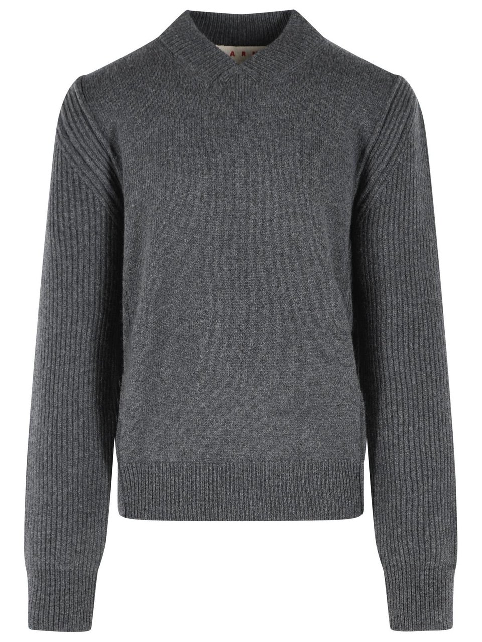 Marni Grey Virgin Wool And Cashmere Sweater Grijs