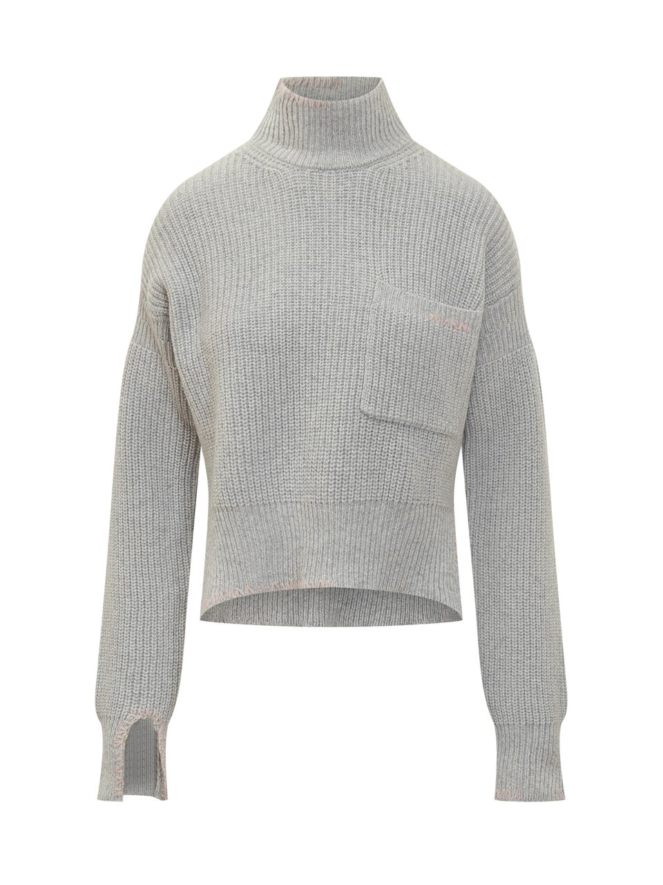 Marni Maglia Marni con collo alto Lichtgrijs