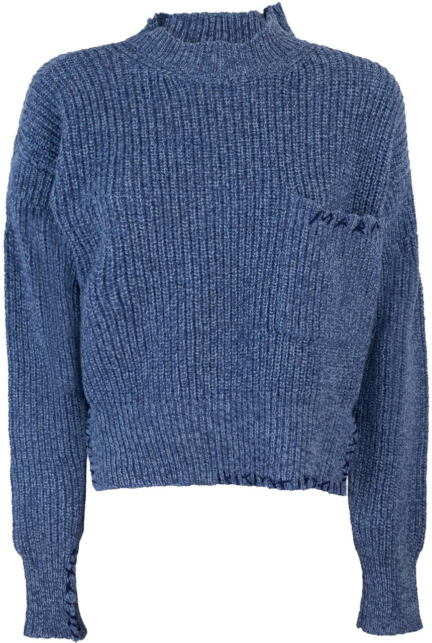 Marni Sweaters Blue Blauw