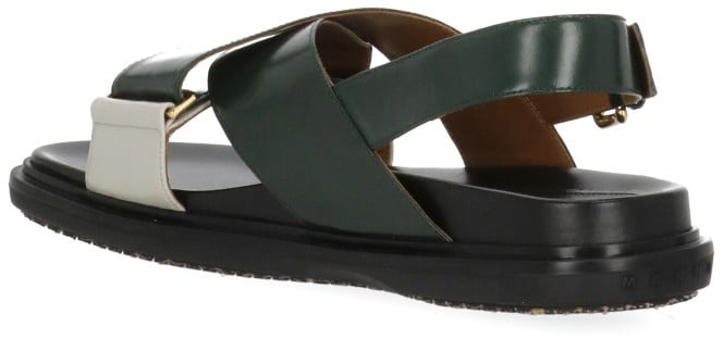 Marni Sandals Green Donkergroen