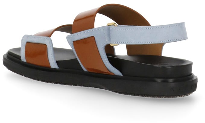 Marni Sandals Brown Beige