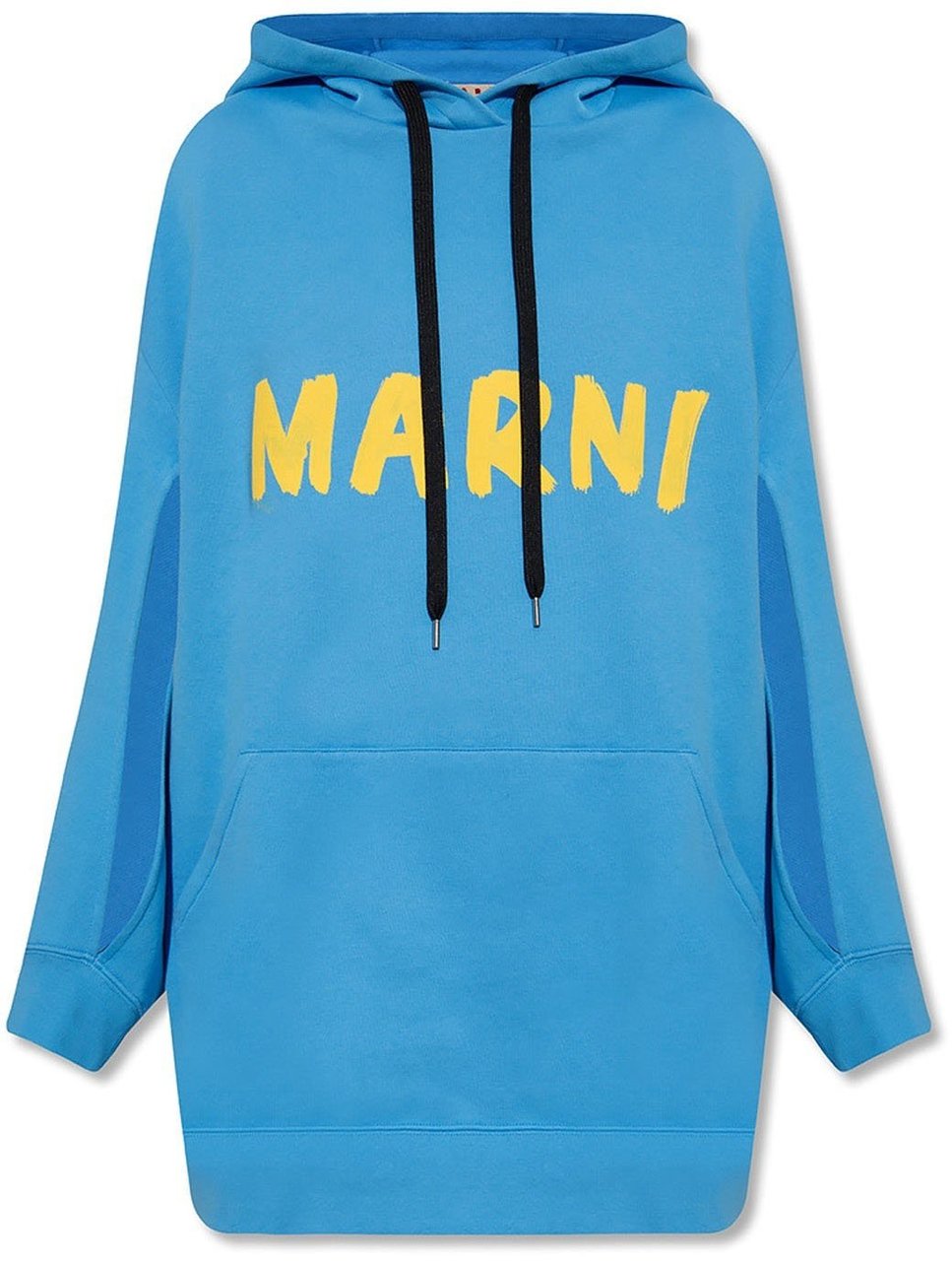 Marni Marni Oversize Hooded Sweatshirt Blauw