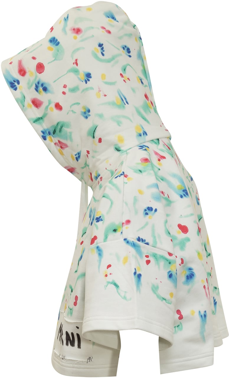 Marni Felpa Fiori Wit