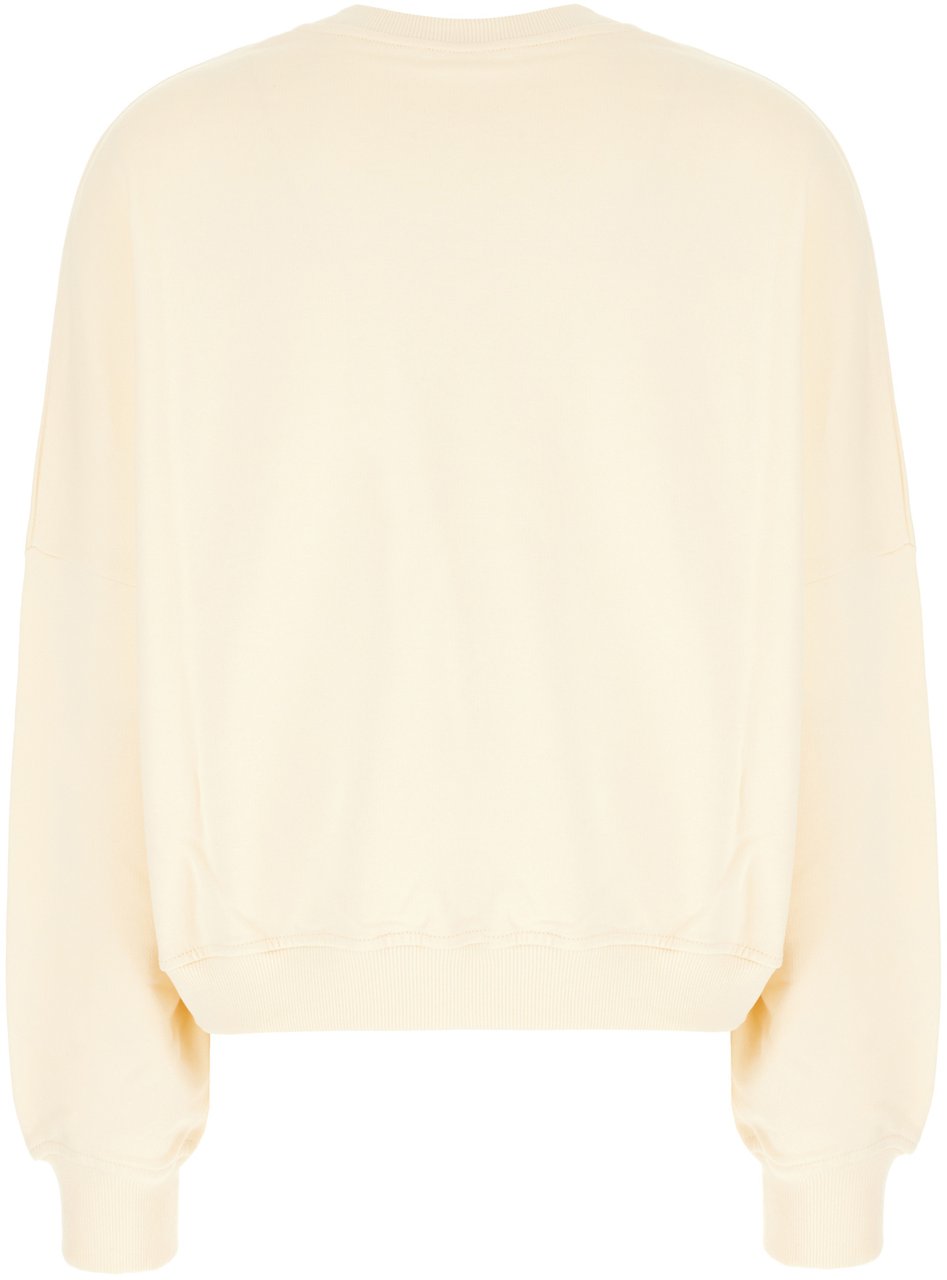 Marni Marni Cream cotton oversize sweatshirt Geel