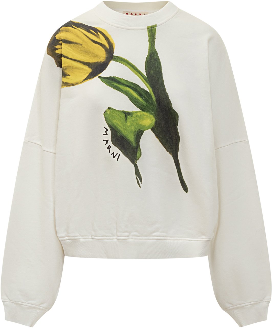 Marni Felpa Marni con Stampa Floreale Wit