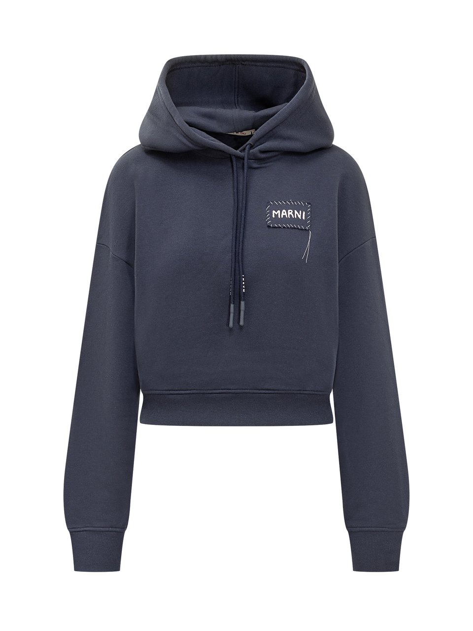 Marni Felpa con cappuccio Marni in cotone blu Navy