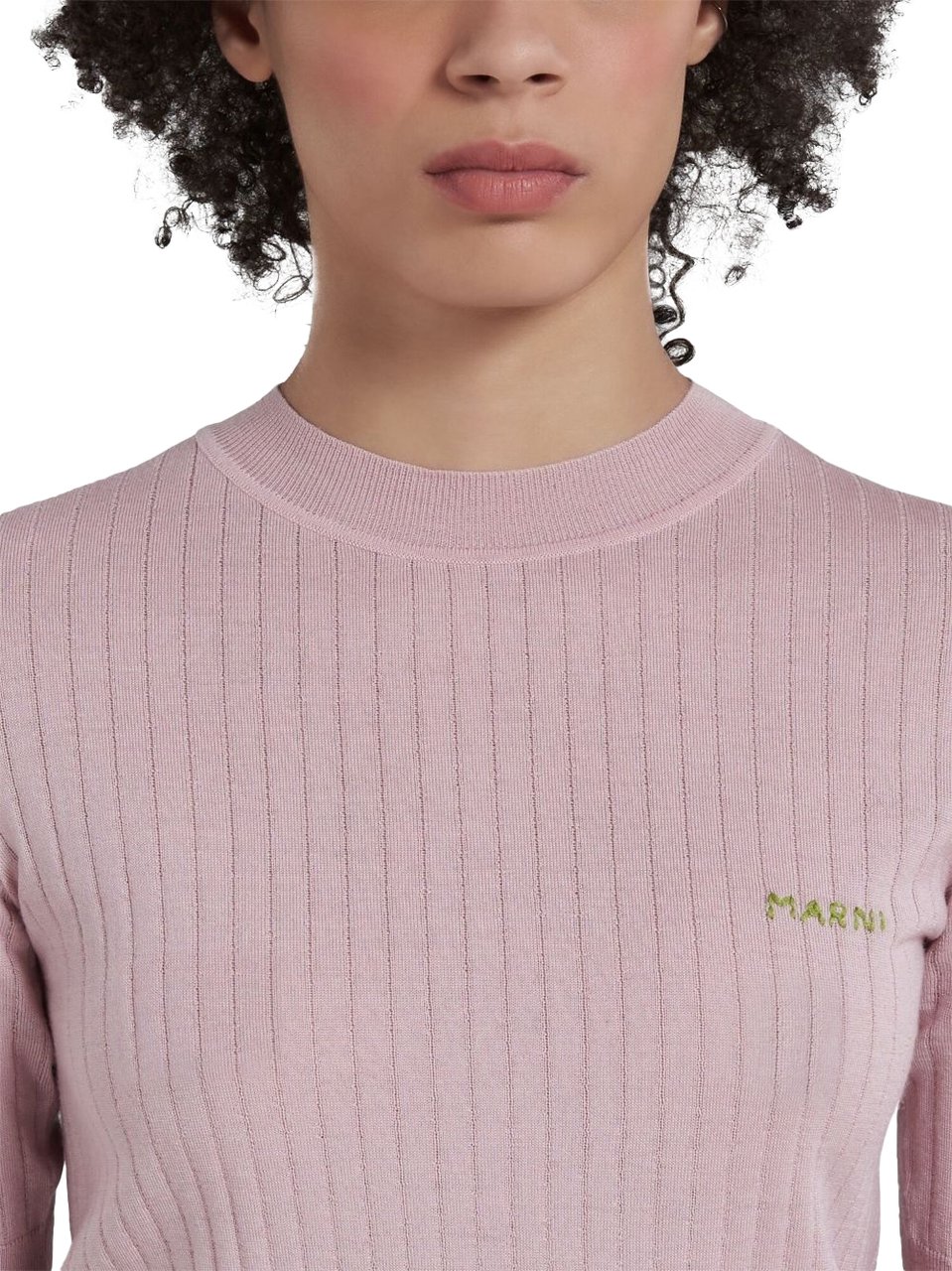 Marni maglia dolcevita pink Roze