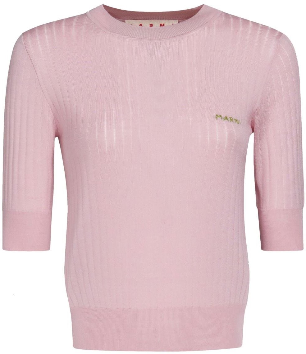 Marni maglia dolcevita pink Roze