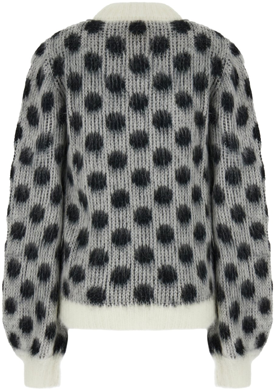 Marni Marni Embroidered acetate blend sweater Divers