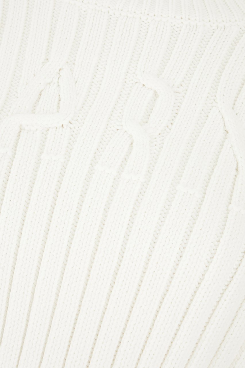 Marni Marni White cotton blend sweater Wit