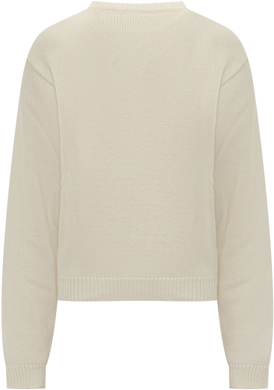 Marni Marni Maglia in Cotone Logo Ricamato Wit