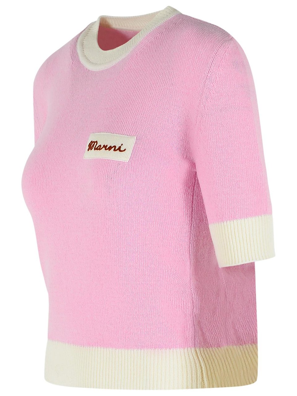 Marni Pink Wool Blend Sweater Roze