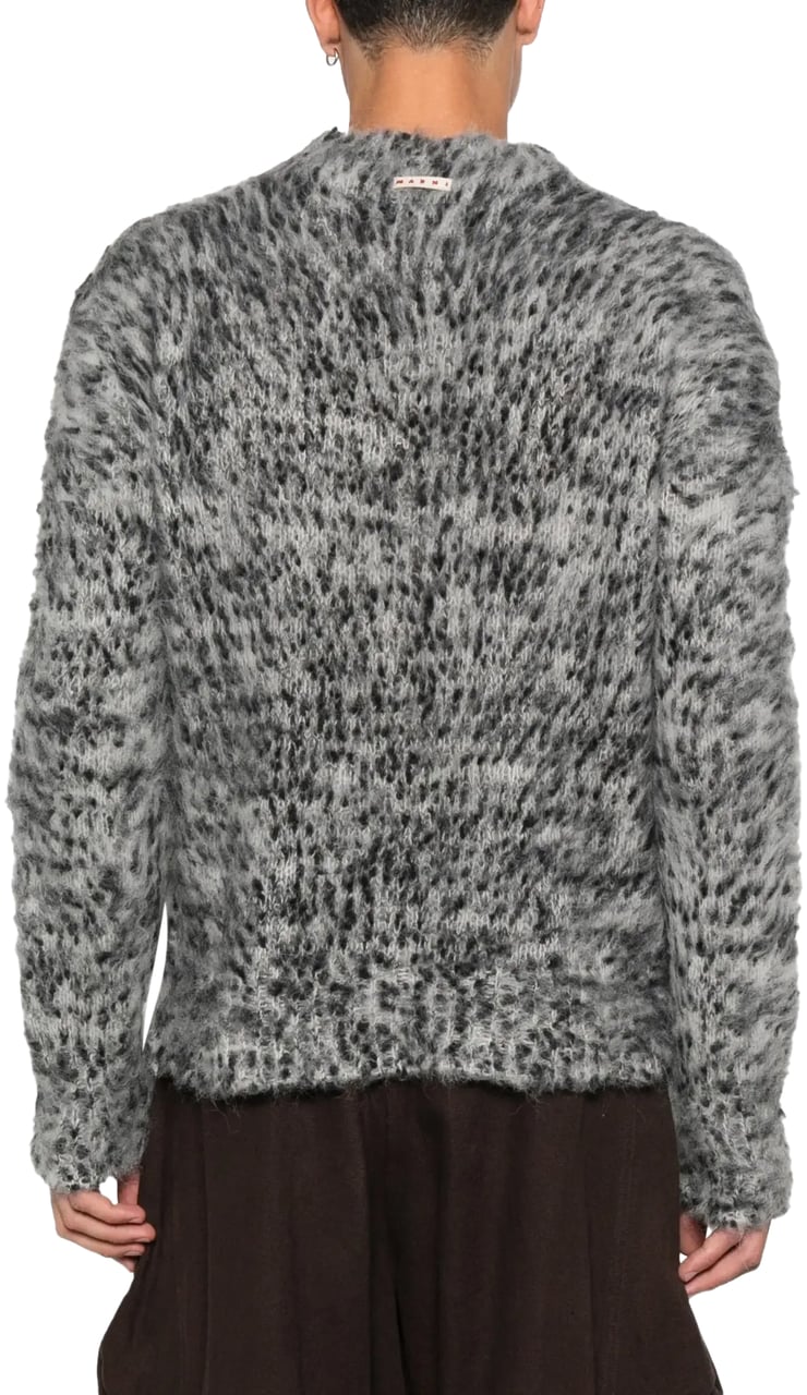 Marni Roundneck Sweater Grey Grijs