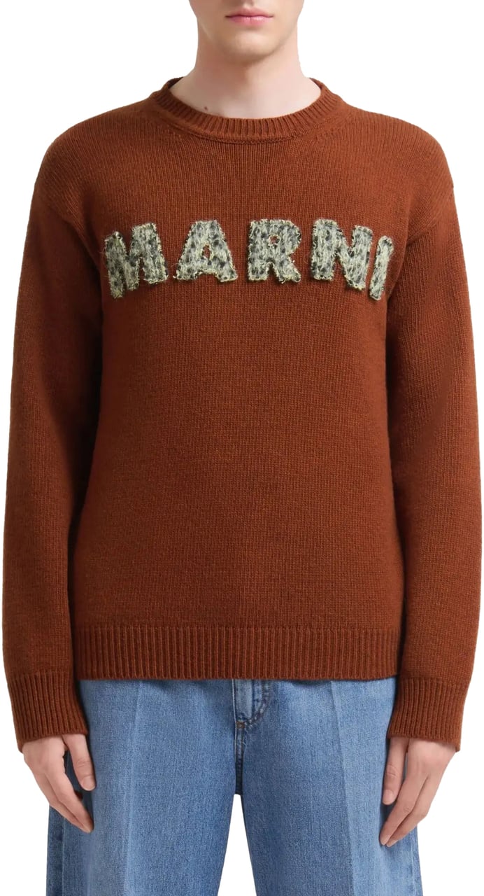Marni Roundneck Sweater Brown Bruin