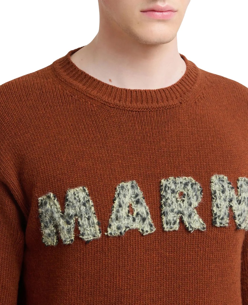 Marni Roundneck Sweater Brown Bruin