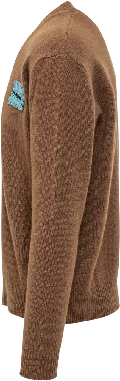 Marni Maglione con Patch Azzurra Marni Bruin