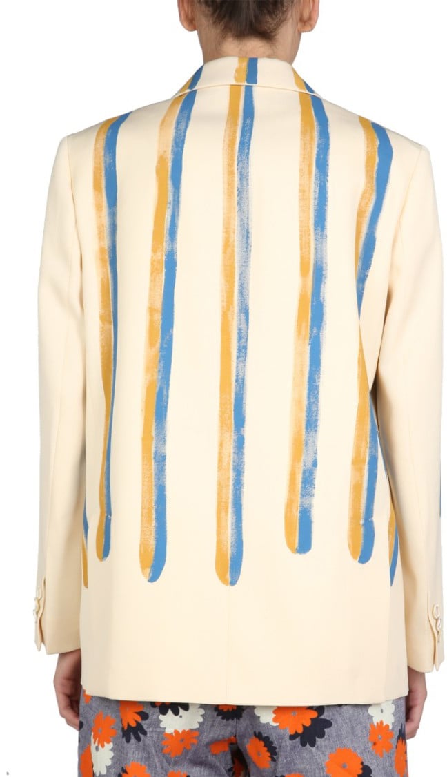 Marni Single-Breasted Jacket Neutraal