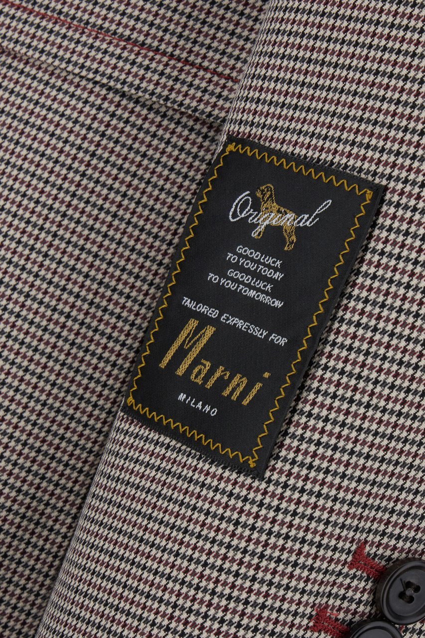 Marni Marni Embroidered wool blend blazer Divers