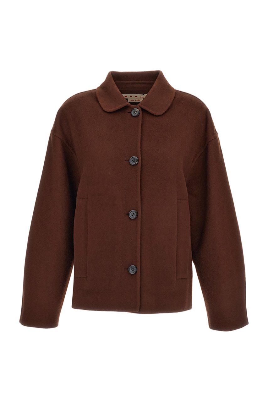 Marni Woll And Cashmere Jacket Bruin