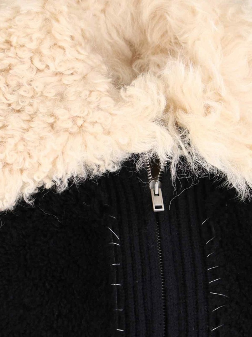Marni 'Montone Collar' Cardigan – Black Zwart