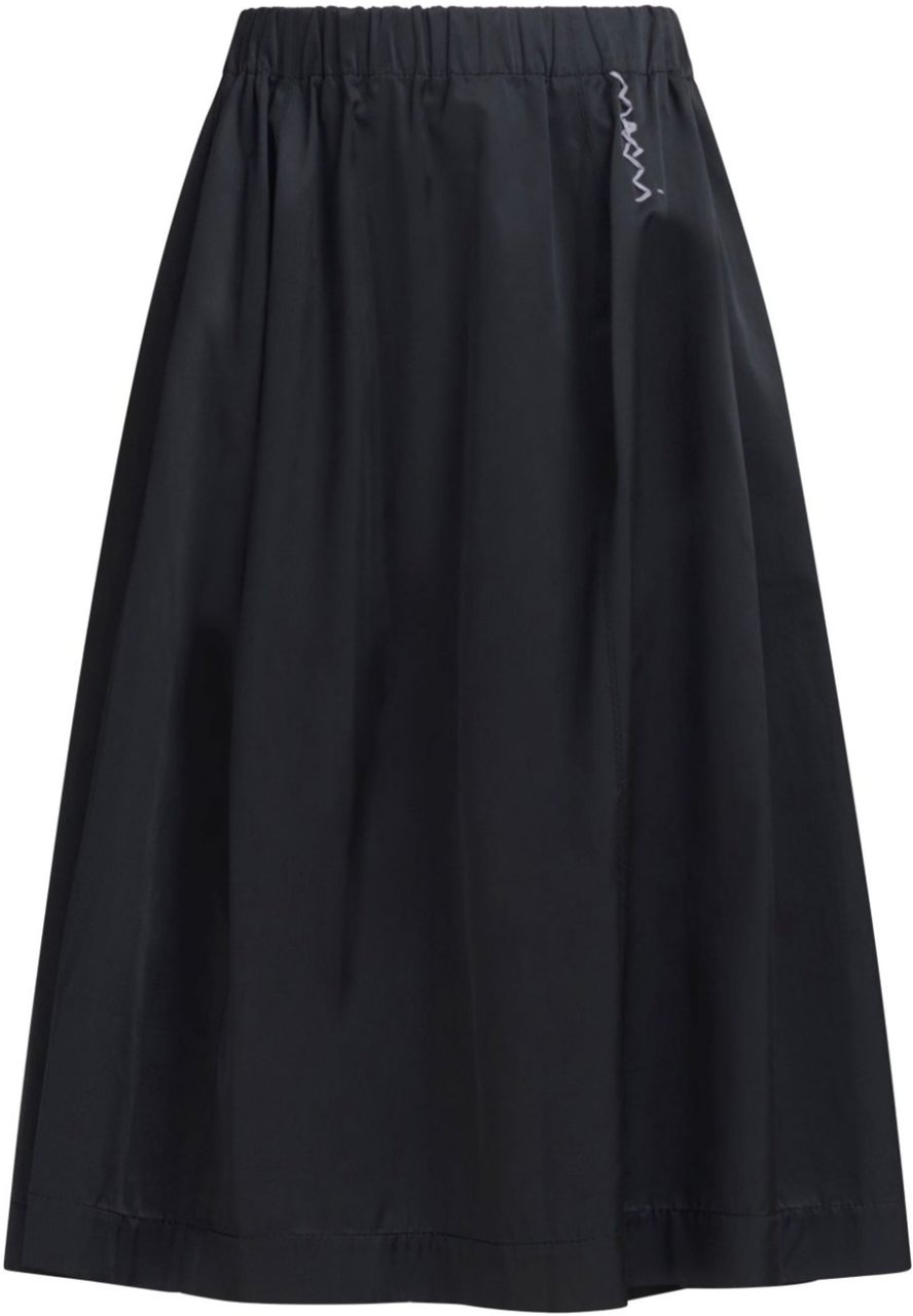 Marni A-line Skirt Black Zwart
