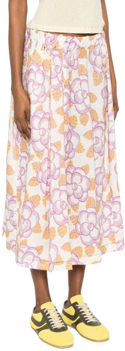 Marni Skirt Pink Multi Color Divers