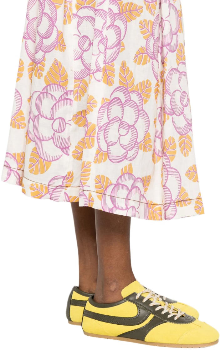 Marni Skirt Pink Multi Color Divers