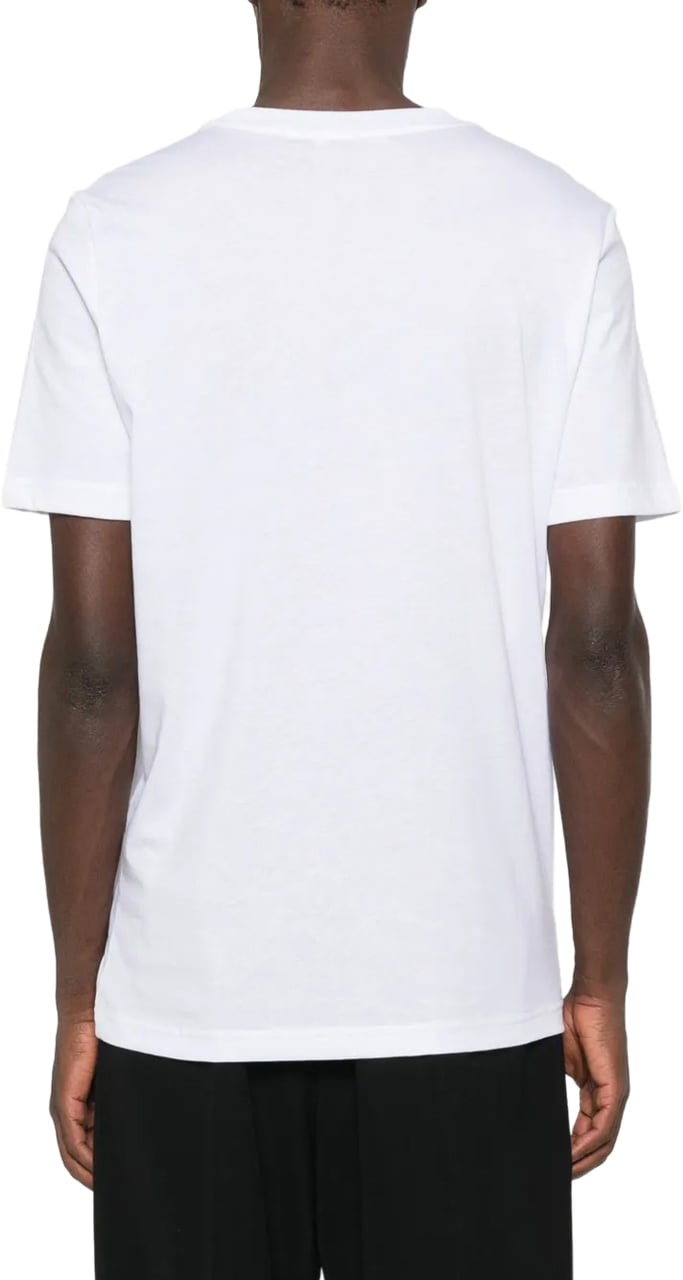 Marni Logo T-shirt White/yellow Wit