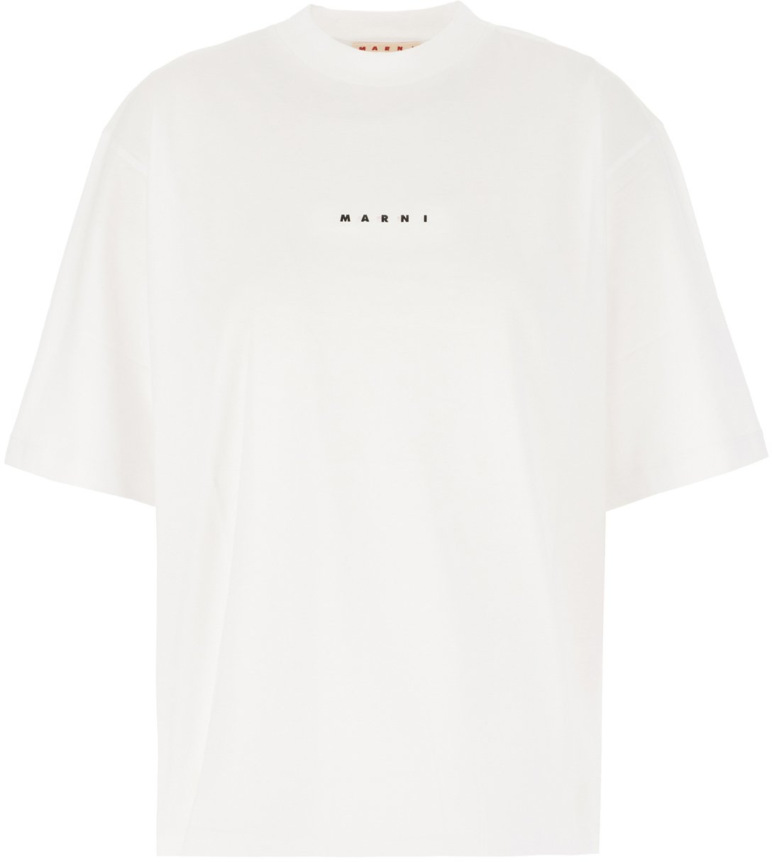 Marni Marni White cotton t-shirt Wit