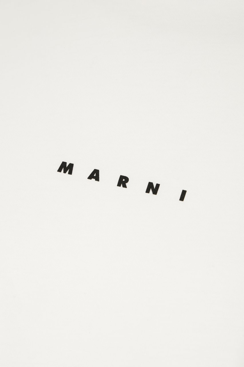 Marni Marni White cotton t-shirt Wit