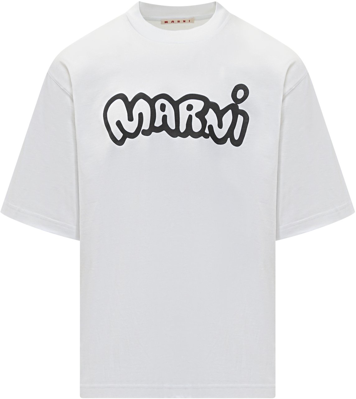 Marni T-shirt con Logo Marni Wit