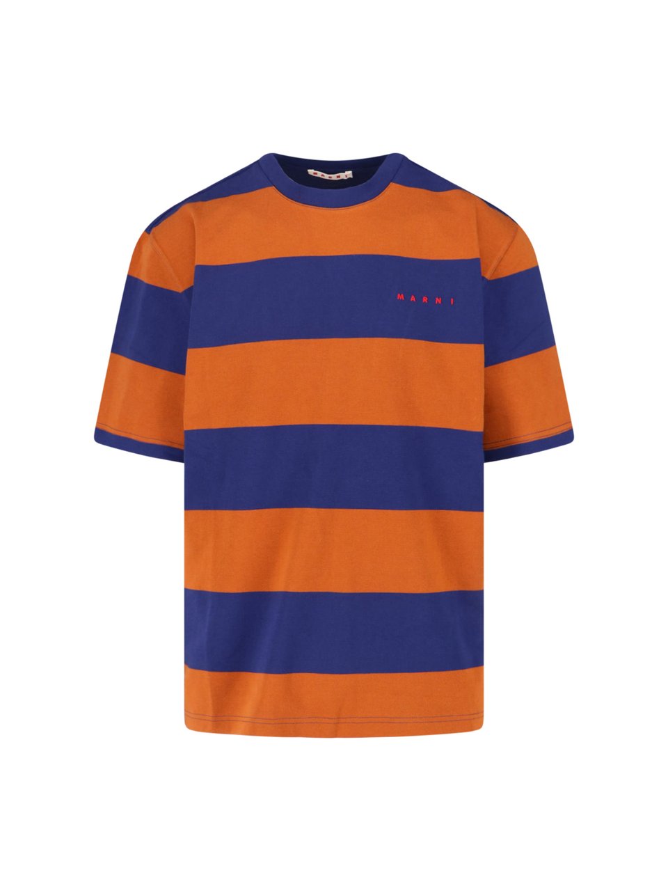 Marni Multicolour T-Shirts With Dynamic Patterns Divers