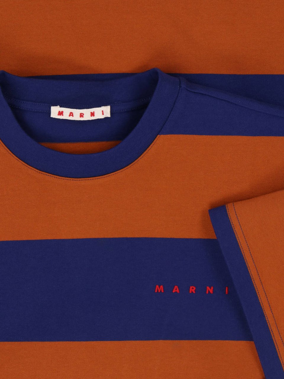 Marni Multicolour T-Shirts With Dynamic Patterns Divers