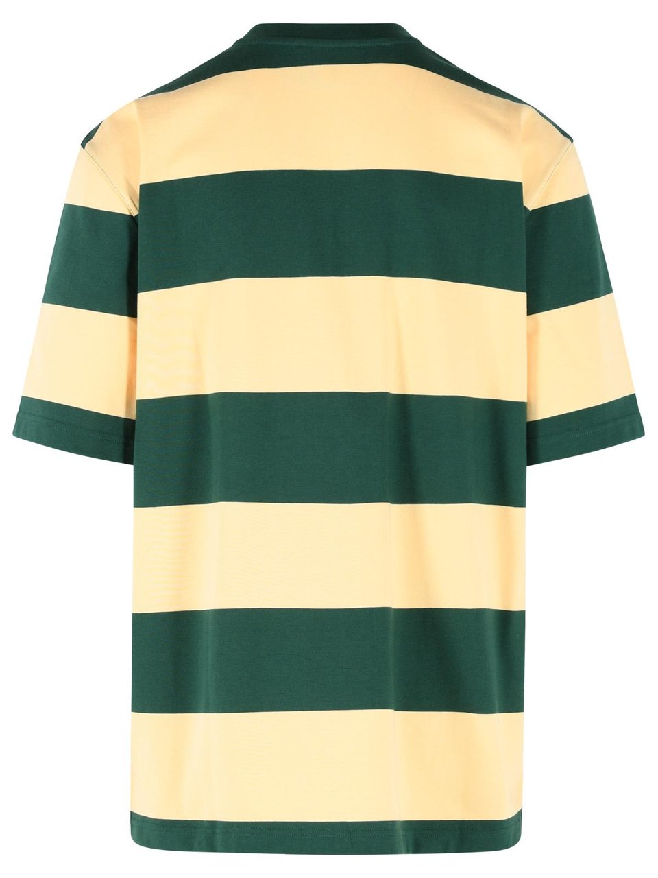 Marni Yellow And Green Cotton T-Shirt Groen