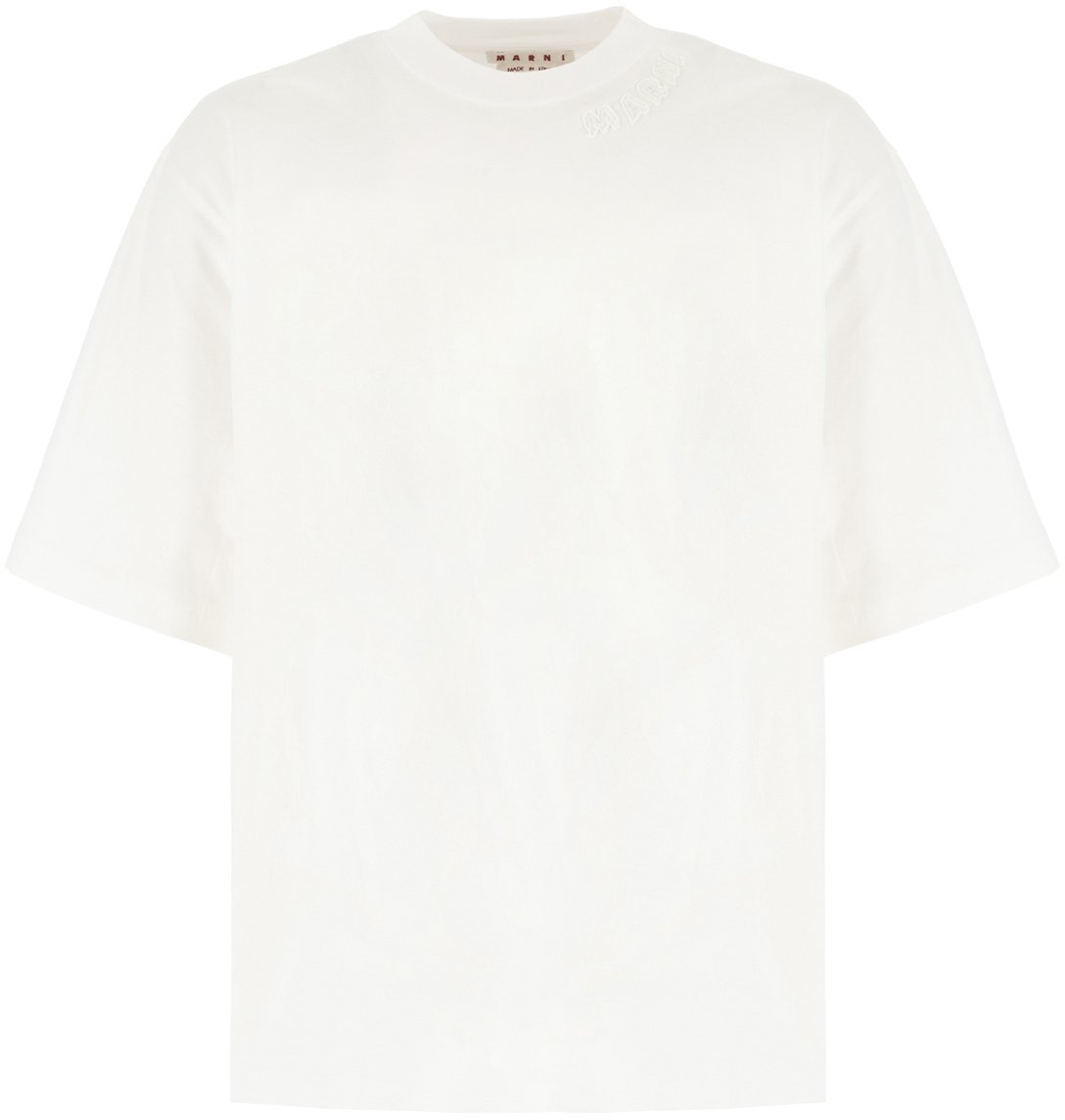 Marni Marni White cotton t-shirt Wit