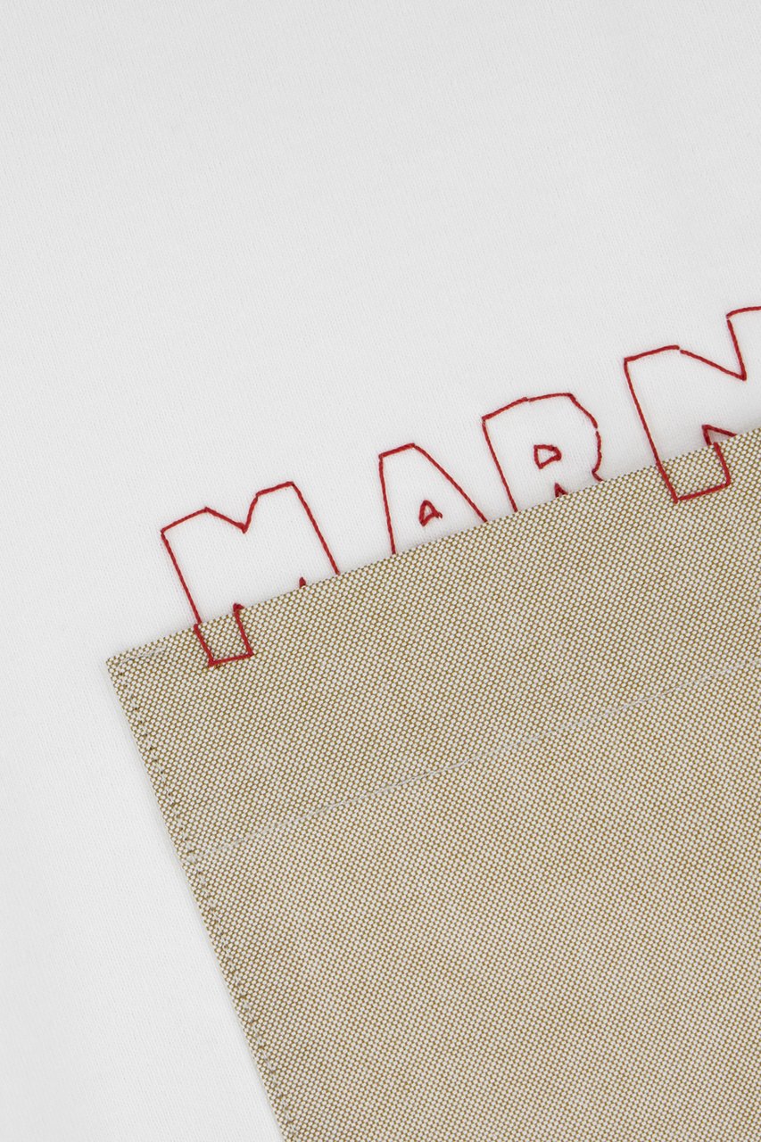 Marni Marni White cotton t-shirt Wit