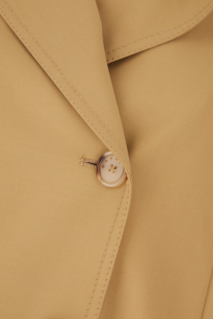 Marni Marni Beige stretch polyester blend trench Beige