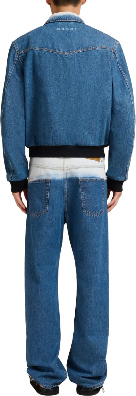 Marni Jacket Denim Blauw
